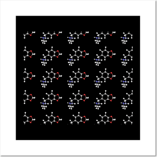 Ecstasy Molecule Posters and Art